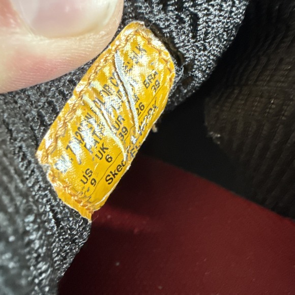 Skechers Work Shoe Men's Sz 9 Shape Ups Work Walking Black Leather Non-Slip - Picture 13 of 15